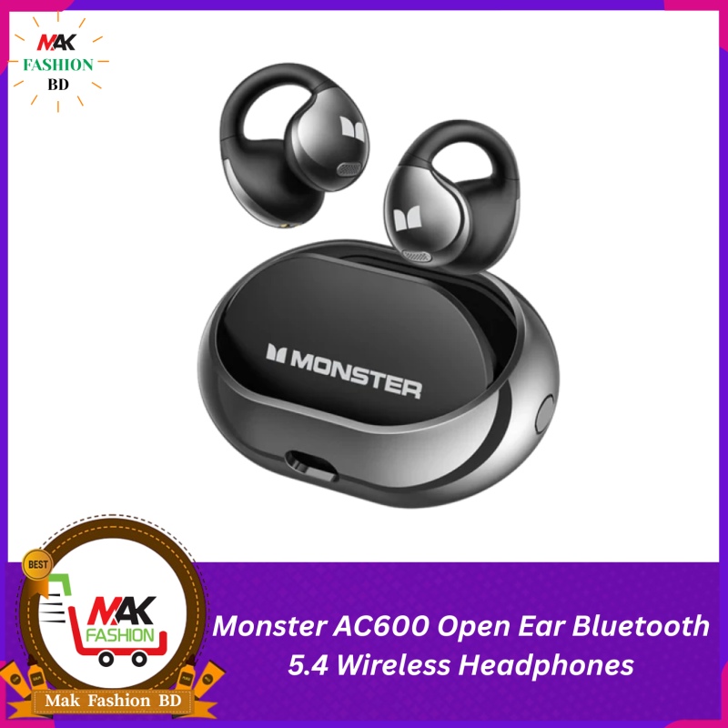 Monster AC600 Open Ear Bluetooth 5.4 Wireless Headphones 557660069 ...