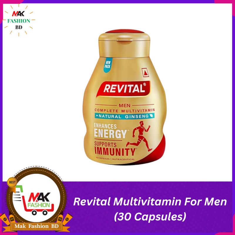 Revital Multivitamin For Men (30 Capsules) | makfashionbd